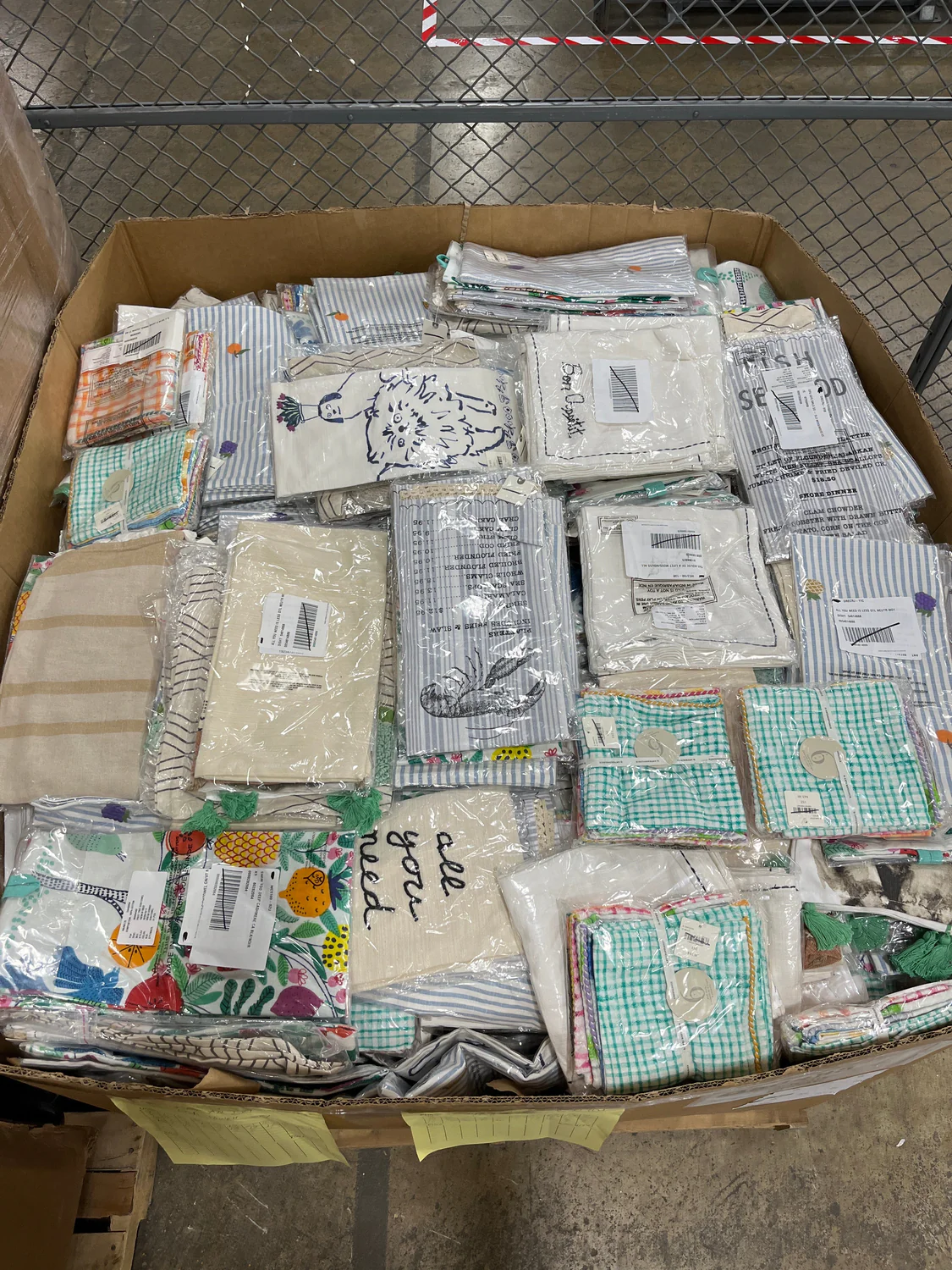 Premium Assorted Dish Towels – High-Volume Kitchen Textile Lot